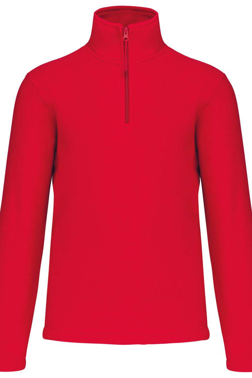 ENZO - ZIP NECK MICROFLEECE JACKET