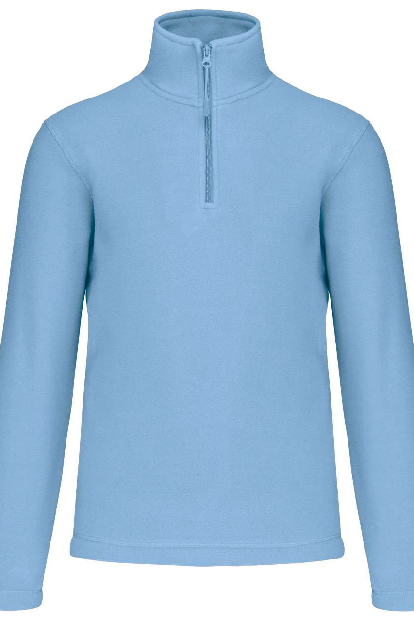 ENZO - ZIP NECK MICROFLEECE JACKET