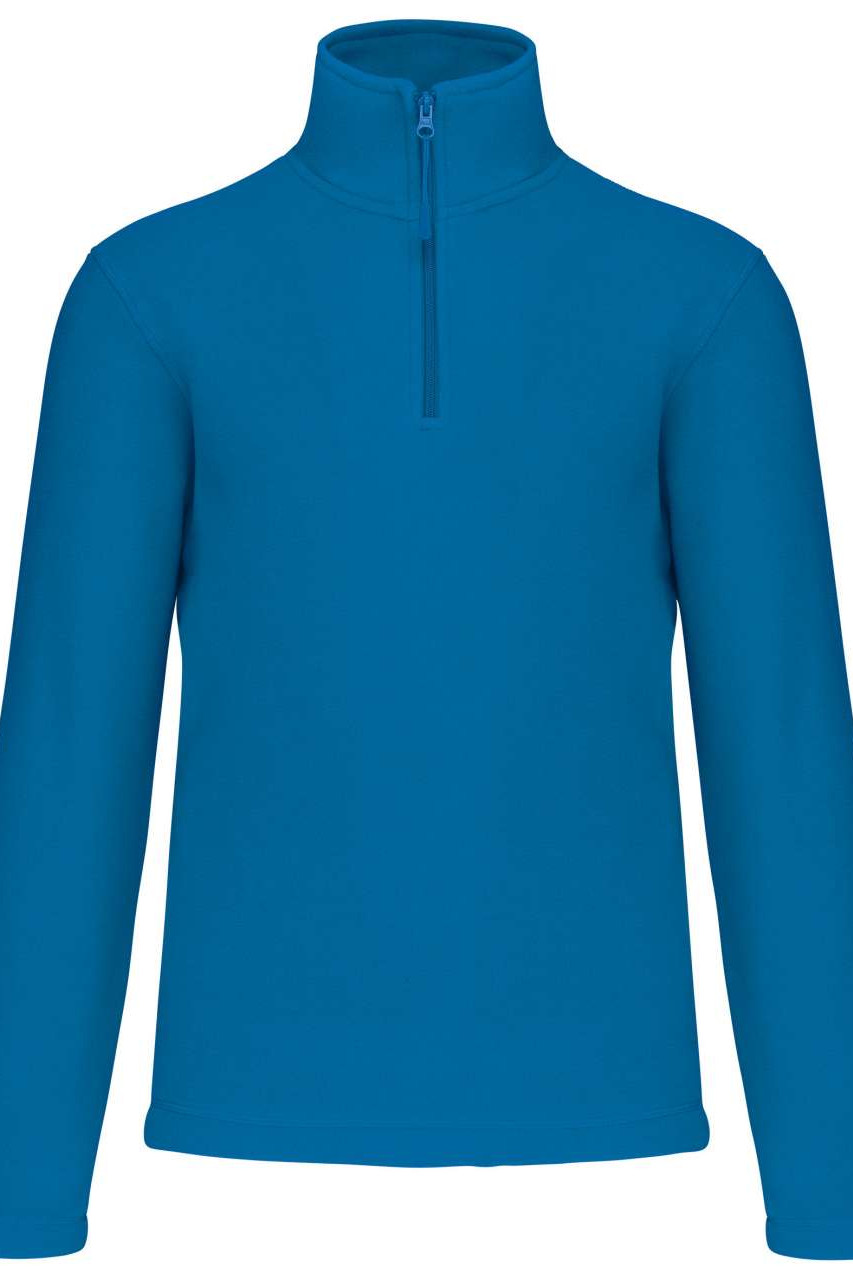 ENZO - ZIP NECK MICROFLEECE JACKET