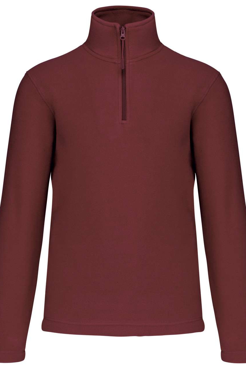 ENZO - ZIP NECK MICROFLEECE JACKET