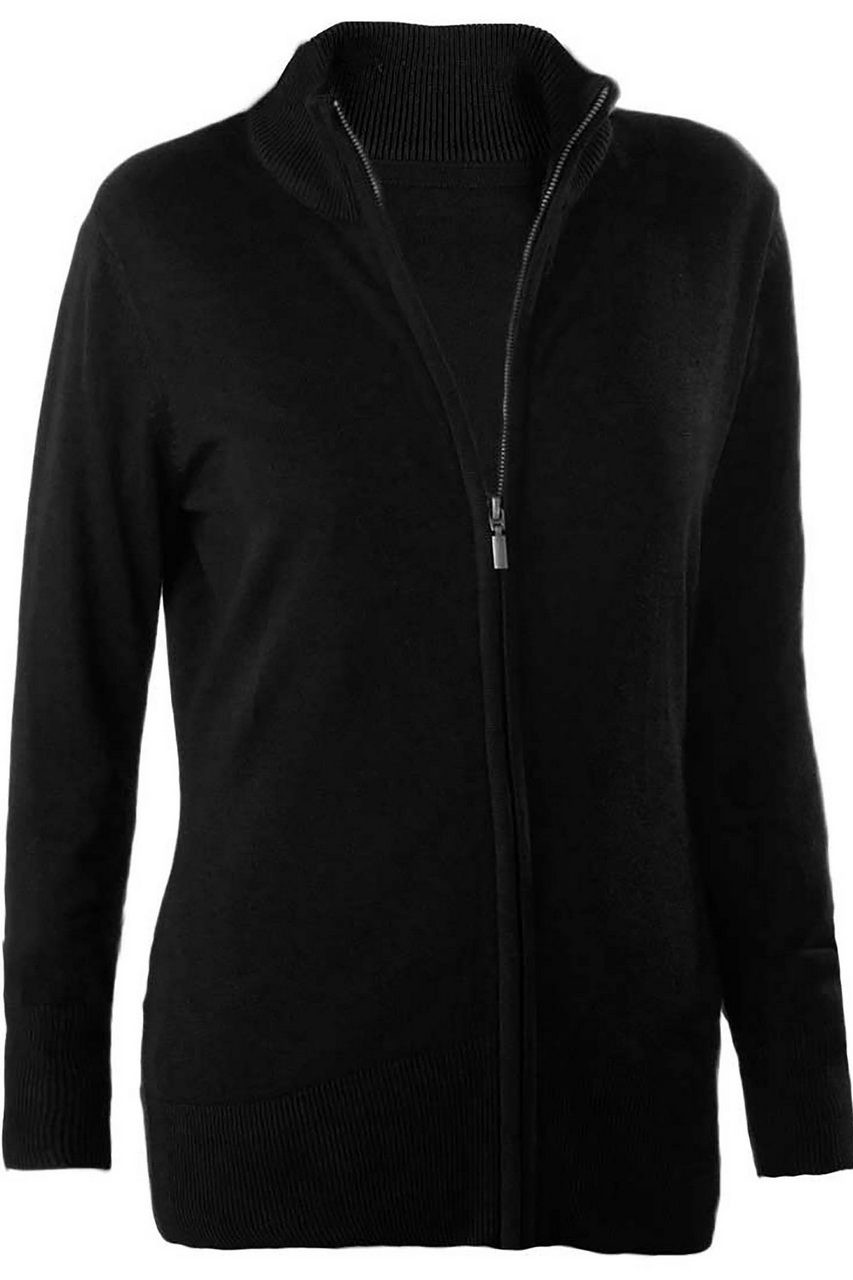LADIES' FULL ZIP  CARDIGAN