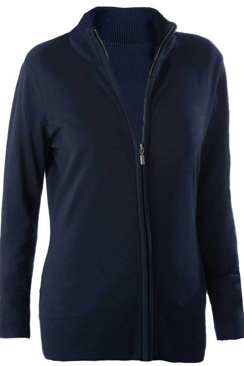 LADIES' FULL ZIP  CARDIGAN
