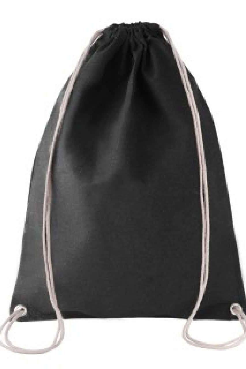 COTTON DRAWSTRING BACKPACK
