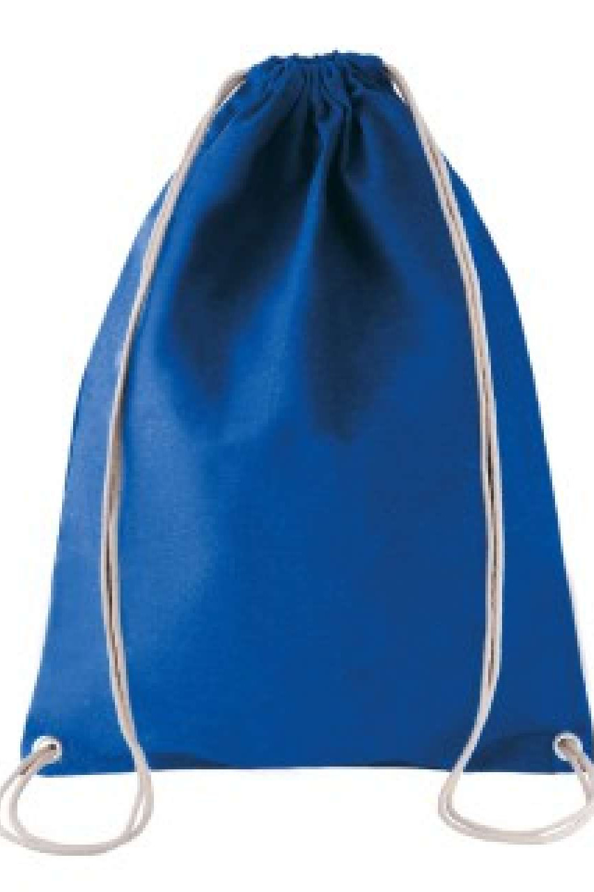 COTTON DRAWSTRING BACKPACK