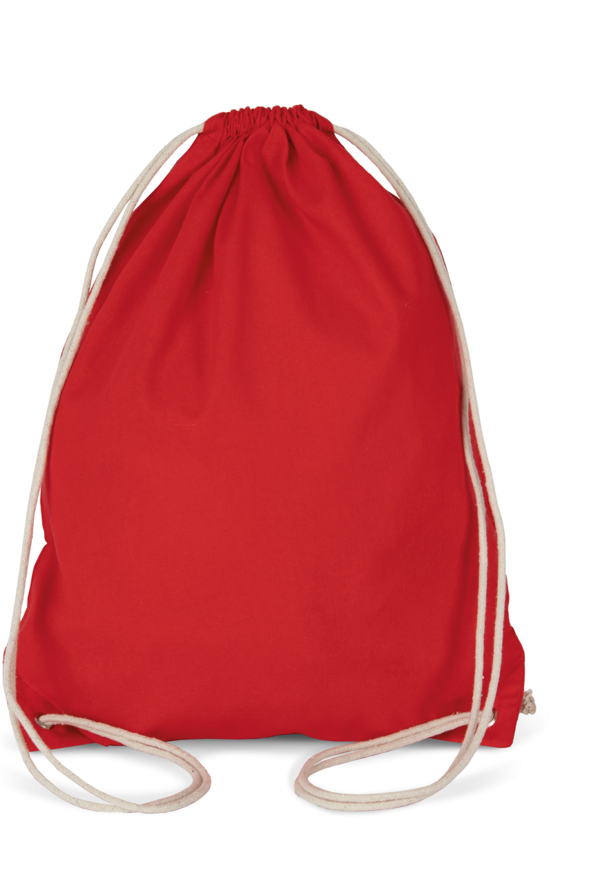 COTTON DRAWSTRING BACKPACK