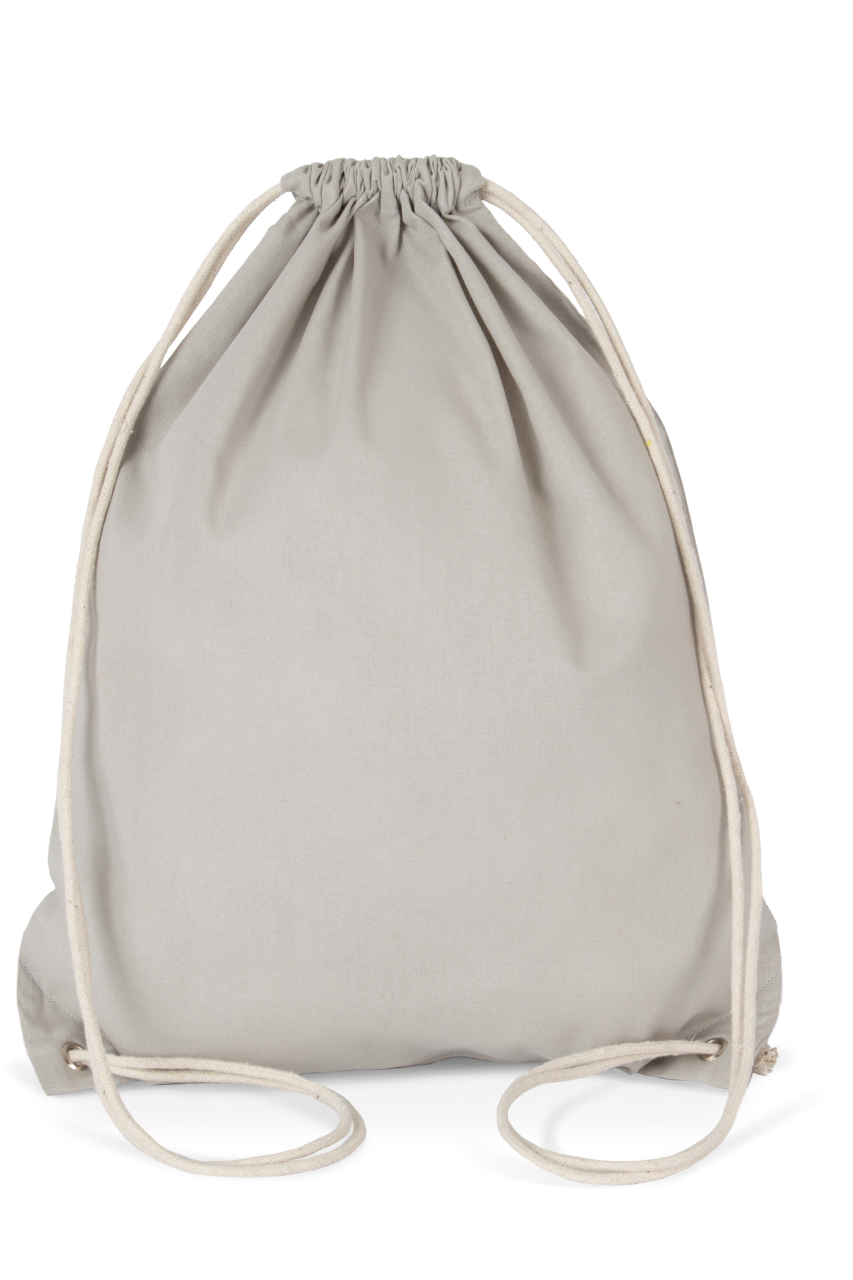 COTTON DRAWSTRING BACKPACK