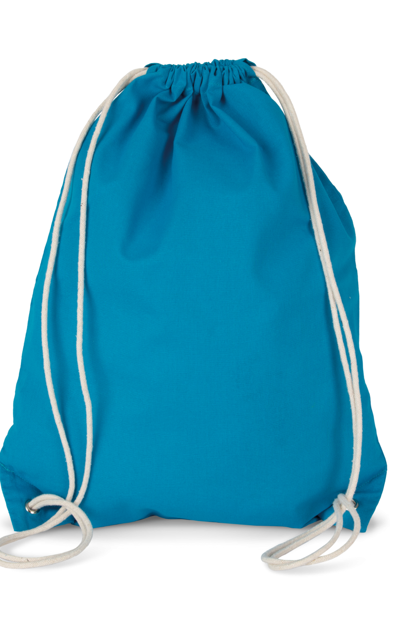 COTTON DRAWSTRING BACKPACK