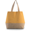 CANVAS & JUTE HOLD-ALL SHOPPER BAG