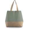 CANVAS & JUTE HOLD-ALL SHOPPER BAG