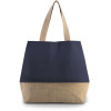 CANVAS & JUTE HOLD-ALL SHOPPER BAG