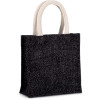 JUTE CANVAS TOTE - SMALL