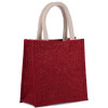 JUTE CANVAS TOTE - SMALL