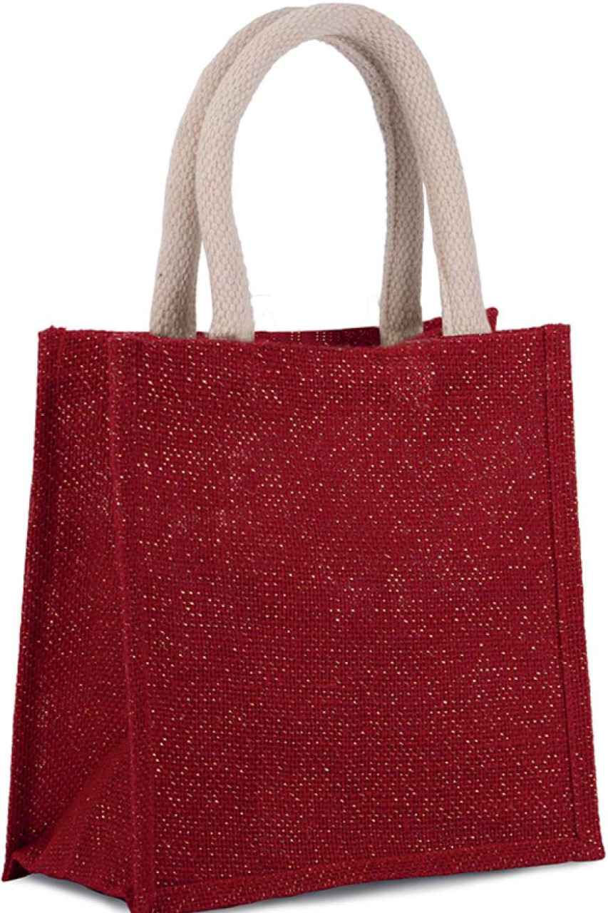 JUTE CANVAS TOTE - SMALL