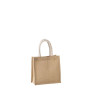 JUTE CANVAS TOTE - SMALL