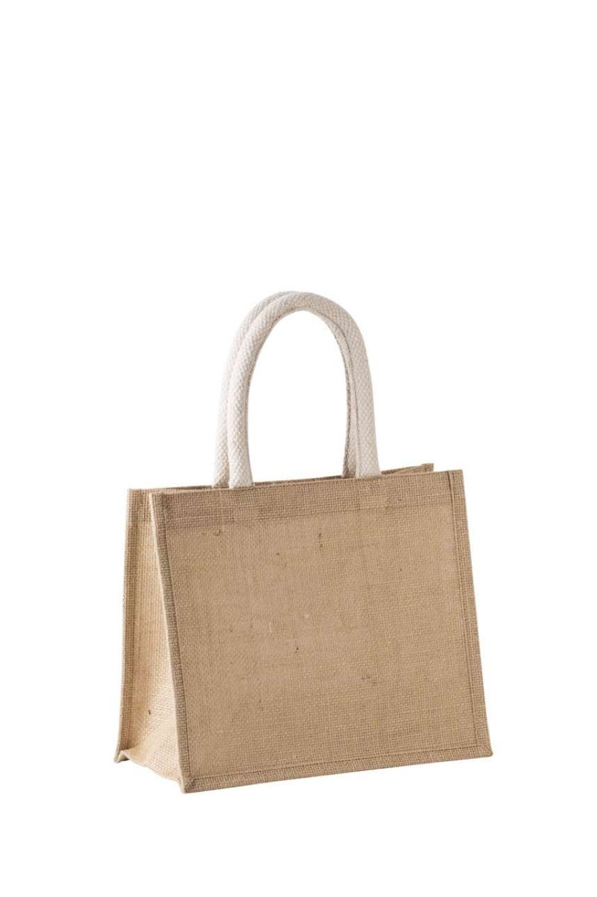 JUTE CANVAS TOTE - MEDIUM
