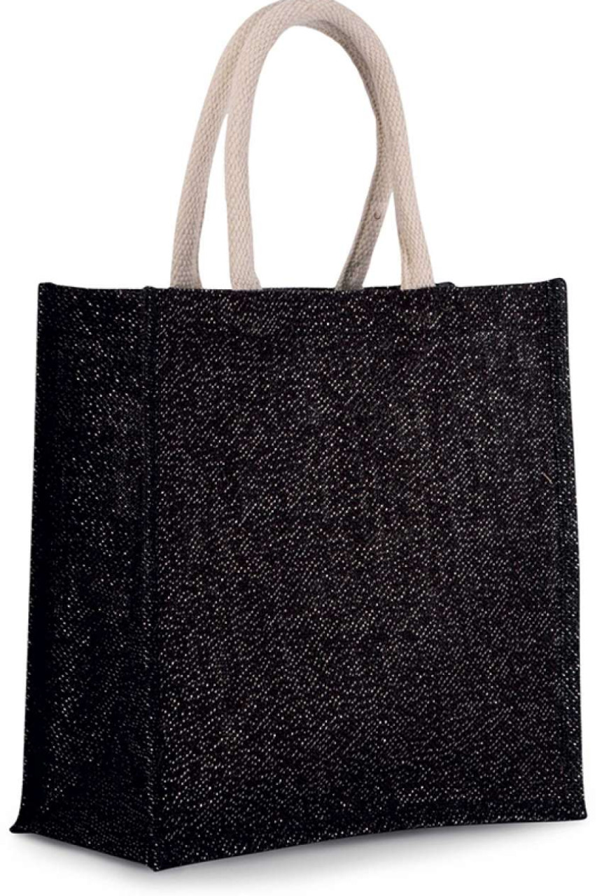 JUTE CANVAS TOTE - LARGE