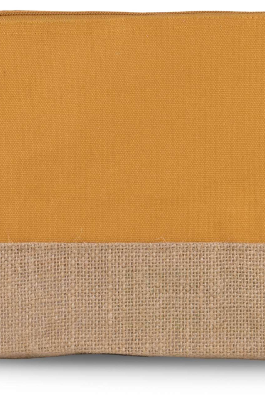 CANVAS & JUTE POUCH