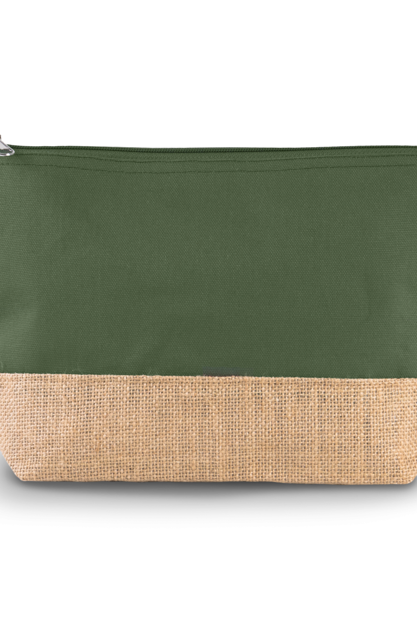 CANVAS & JUTE POUCH