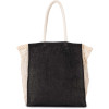 SHOPPING BAG WITH MESH GUSSET