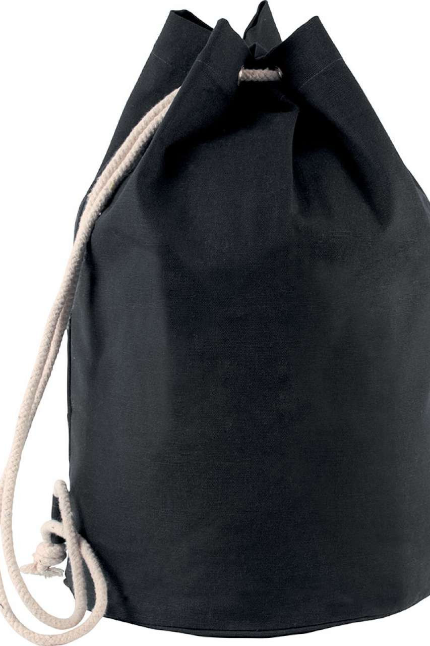 COTTON SAILOR-STYLE BAG WITH DRAWSTRING