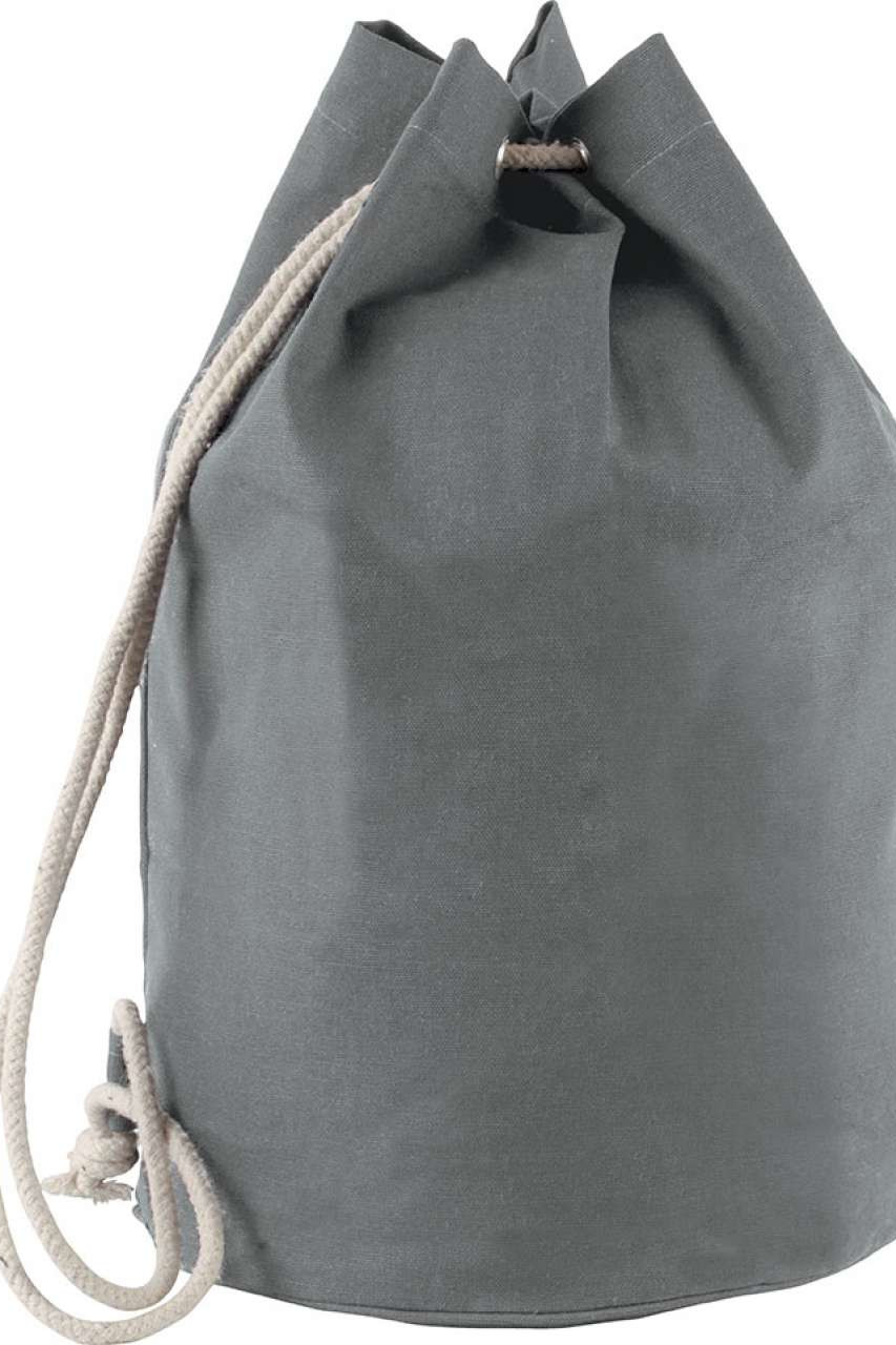 COTTON SAILOR-STYLE BAG WITH DRAWSTRING