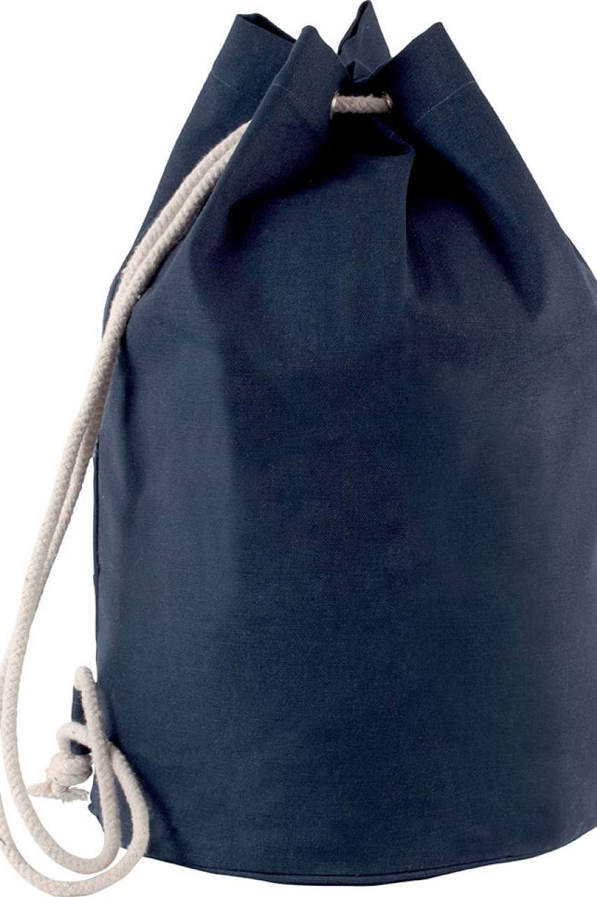 COTTON SAILOR-STYLE BAG WITH DRAWSTRING