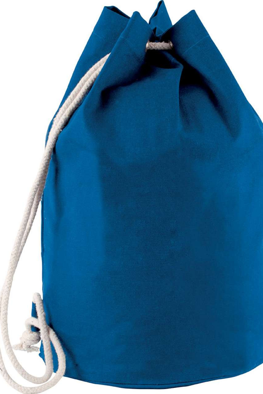 COTTON SAILOR-STYLE BAG WITH DRAWSTRING