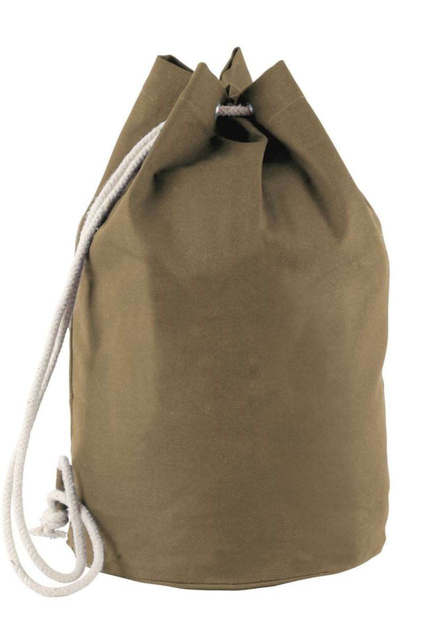 COTTON SAILOR-STYLE BAG WITH DRAWSTRING