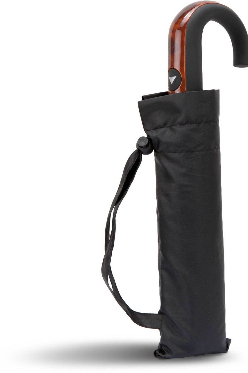 CLASSIC J HANDLE FOLDABLE UMBRELLA