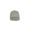 CAP IN ORGANIC COTTON WITH CONTRASTING SANDWICH PEAK - 6 PANELS