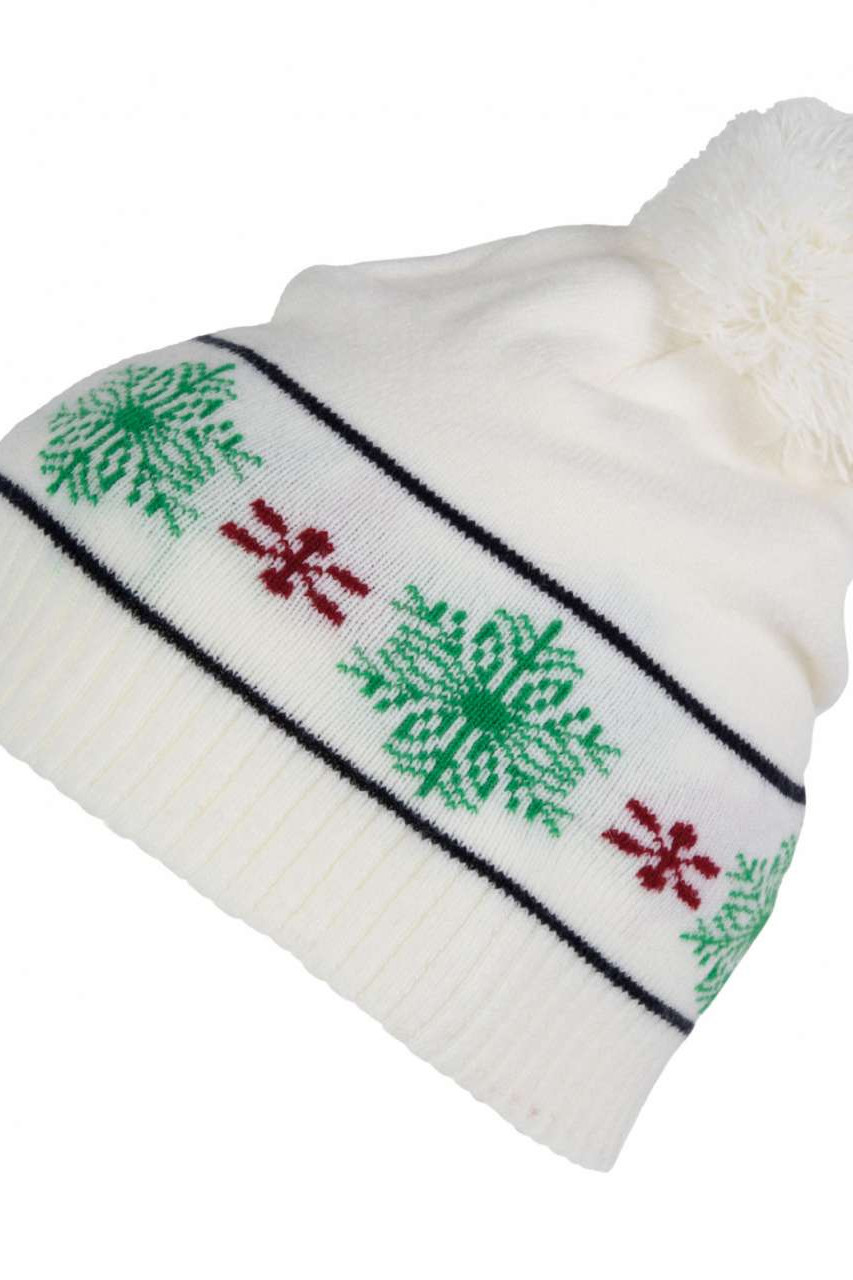 BEANIE WITH CHRISTMAS PATTERNS