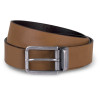 RAW EDGE LEATHER BELT - 35MM