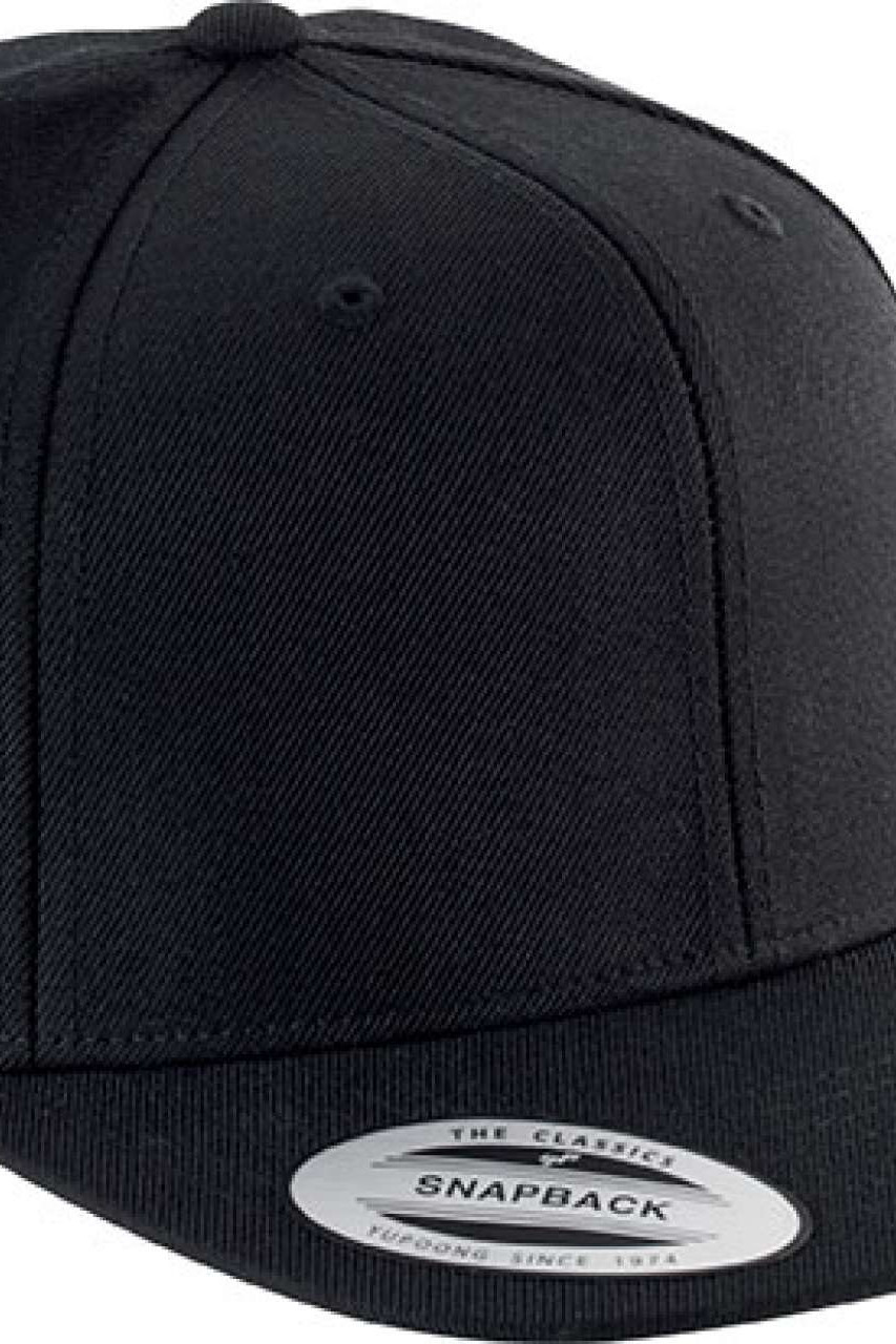 FLAT PEAK CAP - 6 PANELS