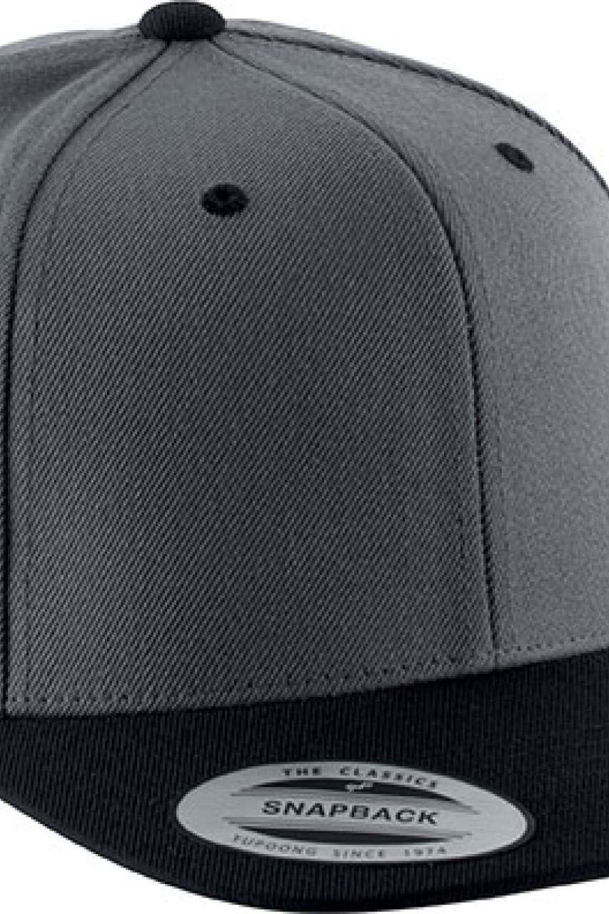 FLAT PEAK CAP - 6 PANELS