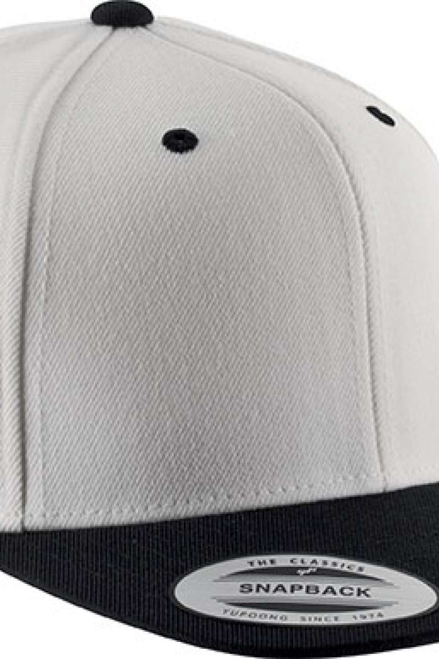FLAT PEAK CAP - 6 PANELS