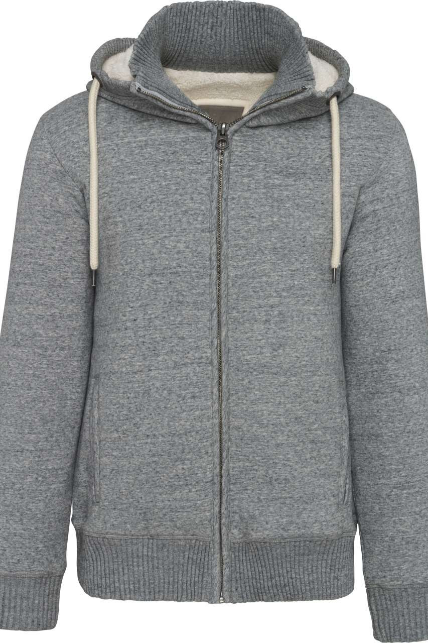 VINTAGE SHERPA-LINED FLEECE JACKET