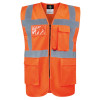 COMFORT EXECUTIVE SAFETY VEST "HAMBURG" - MULTIFUNCTIONAL WITH POCKETS