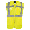 COMFORT EXECUTIVE SAFETY VEST "HAMBURG" - MULTIFUNCTIONAL WITH POCKETS