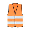 SAFETY VEST "WOLFSBURG" - BLACK HEM