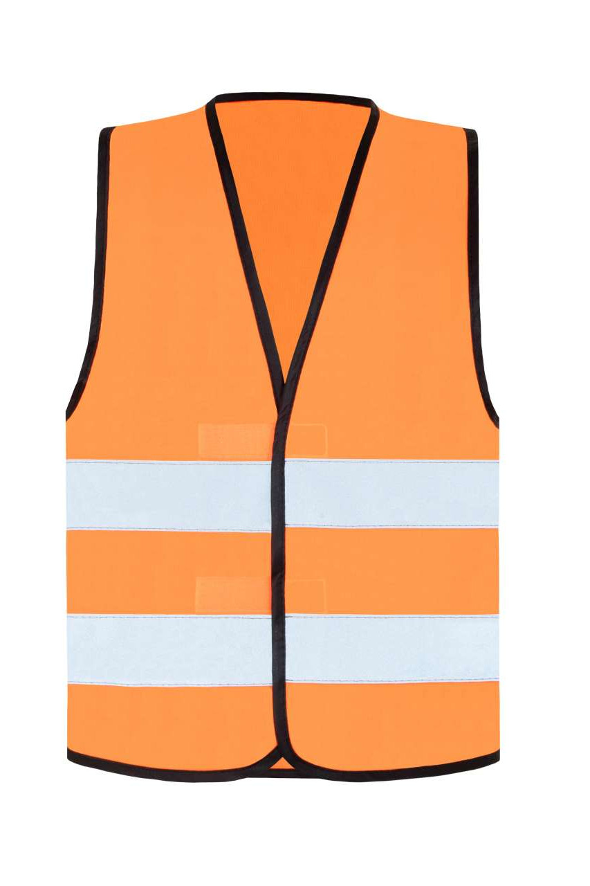 SAFETY VEST "WOLFSBURG" - BLACK HEM