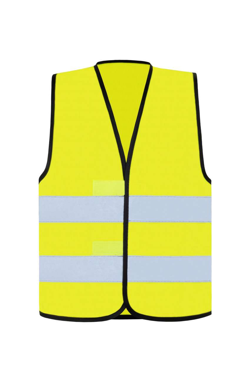 SAFETY VEST "WOLFSBURG" - BLACK HEM
