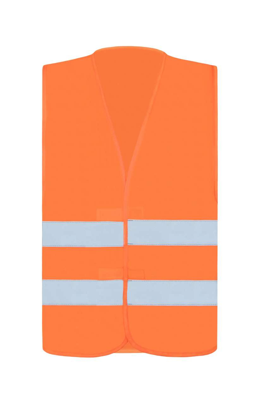 BASIC SAFETY VEST FOR PRINT "KARLSRUHE" - 2 VELCRO