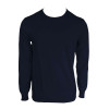 MEN’S CREW NECK FINE GAUGE COTTON PULLOVER
