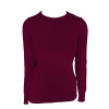 WOMEN’S CREW NECK FINE GAUGE COTTON PULLOVER