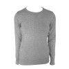 WOMEN’S CREW NECK FINE GAUGE COTTON PULLOVER