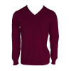 MEN’S V-NECK FINE GAUGE COTTON PULLOVER