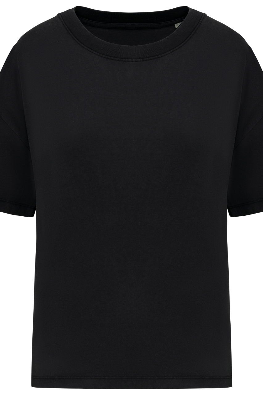 LADIES’ WASHED EFFECT OVERSIZED T-SHIRT