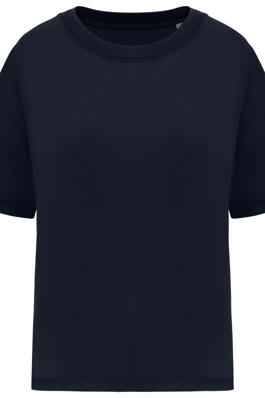 LADIES’ WASHED EFFECT OVERSIZED T-SHIRT