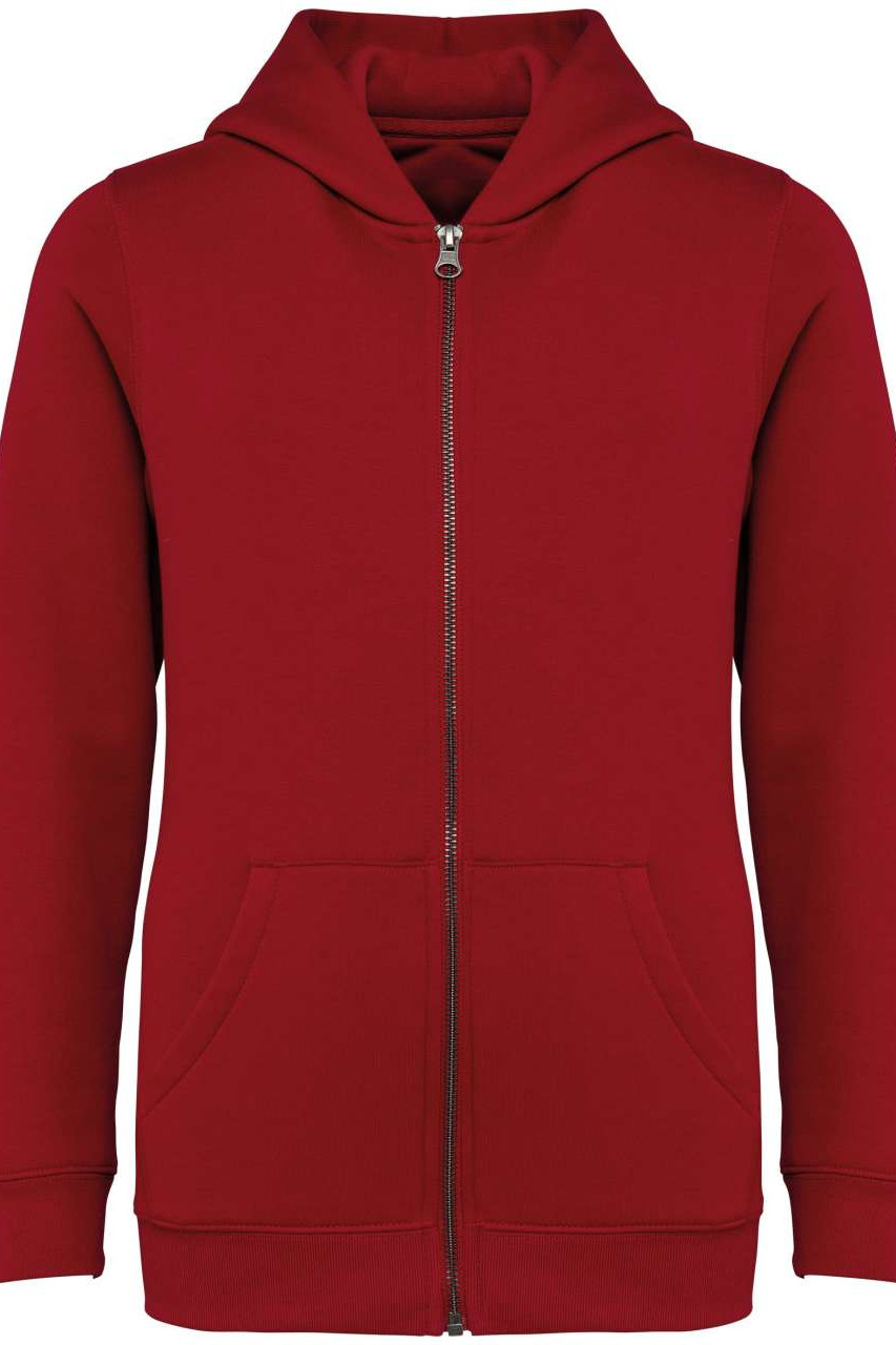 ECO-FRIENDLY KIDS’ FULL ZIP HOODED SWEATSHIRT