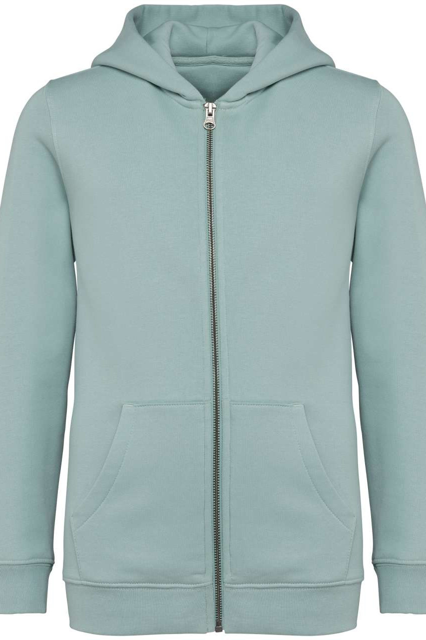 ECO-FRIENDLY KIDS’ FULL ZIP HOODED SWEATSHIRT